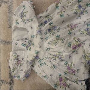 Floral Kids Dress in White by Janie and Jack